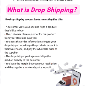 Dropshipping Business-20 pages with PLR & MRR rights