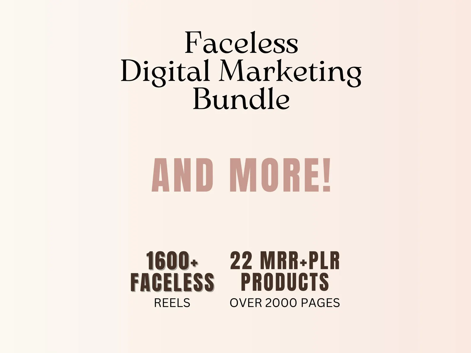 22 Faceless Digital Marketing MRR Products, Faceless Marketing, DFY, Master Resell Rights - Image 5