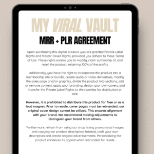 22 Faceless Digital Marketing MRR Products, Faceless Marketing, DFY, Master Resell Rights