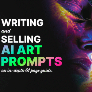 A Guide To Writing And Selling Ai Art Prompts | A 61 page tutorial for effective AI art | MRR & PLR