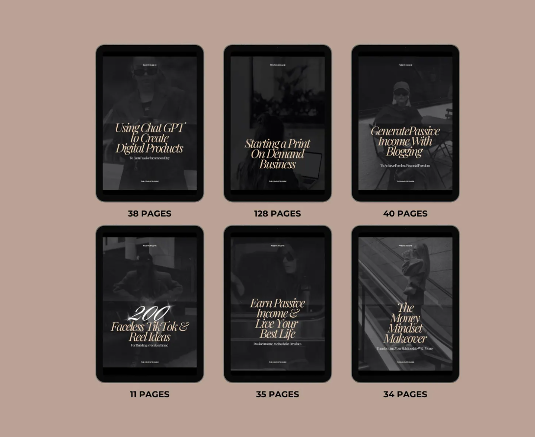 Passive Income eBook Bundle MRR master resell rights, resell digital product - Image 3