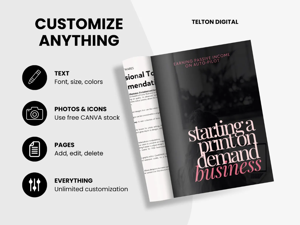 Print On Demand Business Guide | DFY POD eBook | Earning Passive Income on Auto-Pilot | MRR & PLR - Image 3