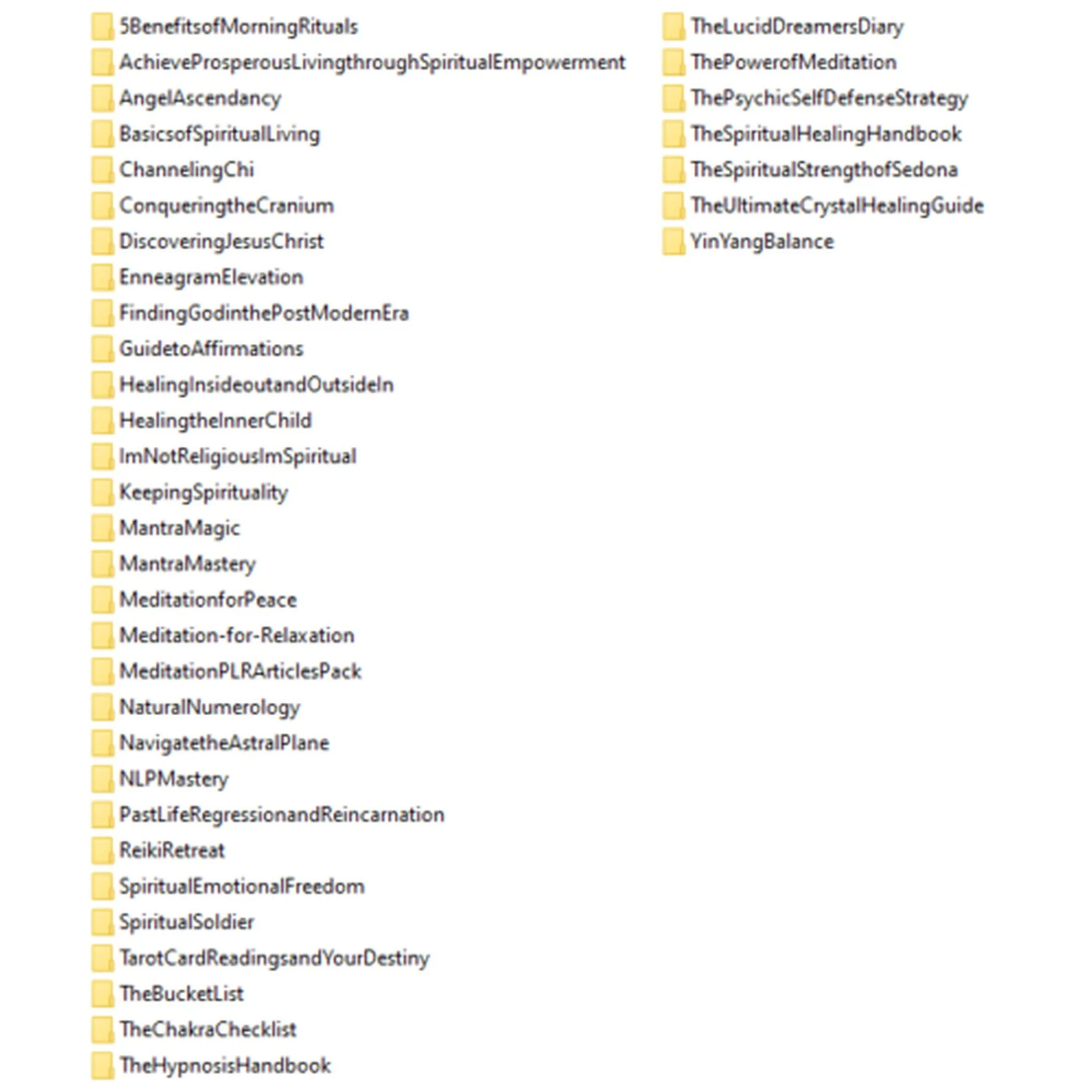 56 Spirituality eBooks and articles | PLR bundle resell rights | e book commercial use - Image 6