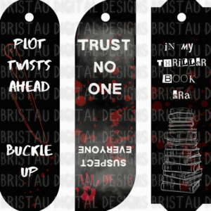 Thriller Bookmark Bundle | MRR & PLR